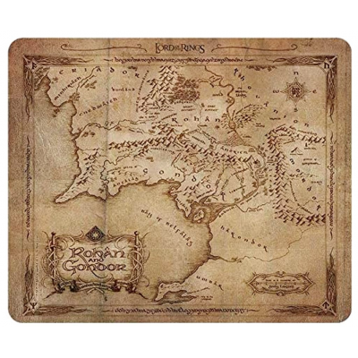 Mouse Pad Flexible Lord of the Rings Rohan & Gondor map 23x20 cm ABYstyle