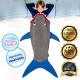 Coperta a sacco Squalo Shark Blanket super soft bambino 60x142 cm Blankie Tails