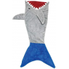Coperta a sacco Squalo Shark Blanket super soft bambino 56x132 cm Hello Kids