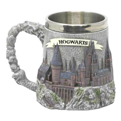 Tazza Boccale in resina Harry Potter Hogwarts Sculpted Polyresin Mug Pyramid