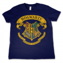 T-shirt Harry Potter - Hogwarts Crest Kids maglia Blu Bambino by Hybris