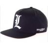Cappello Death Note L (Elle) embroidered Logo Snapback Cap Hat Difuzed