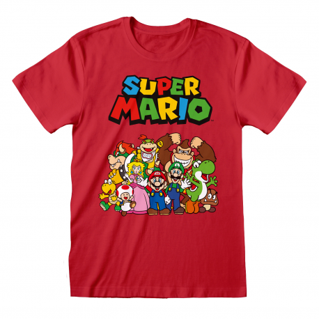 T-shirt Nintendo Super Mario – Main Character Group maglia Uomo ufficiale