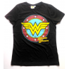 T-shirt DC Comics Wonder Woman Original Logo superhero maglia Donna ufficiale