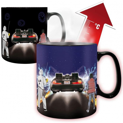 Tazza termosensibile Back To The Future Time Machine Heat Change Mug ABYstyle