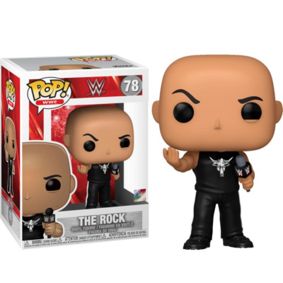 WWE - The Rock with Microphone Pop! Funko vinyl figure n° 78