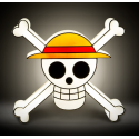 Lampada portatile One Piece Luffy Straw Hat Skull portable lamp 20 cm ABYstyle