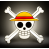 Lampada portatile One Piece Luffy Straw Hat Skull portable lamp 20 cm ABYstyle