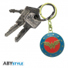 Portachiavi DC Comics Wonder Woman Shield 3D metal Keychain 4cm ABYstyle