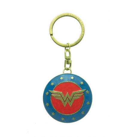 Portachiavi DC Comics Wonder Woman Shield 3D metal Keychain 4cm ABYstyle
