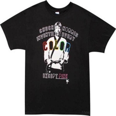 T-shirt Chuck Norris Colore rosa Uomo ufficiale