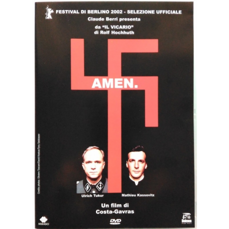 Dvd Amen. con Mathieu Kassovitz 2002 Usato