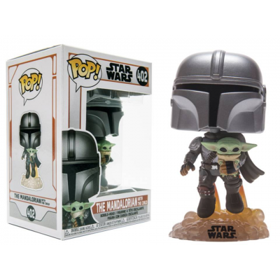 Star Wars The Mandalorian with The Child Flying Pop! Funko vinyl figure n° 402