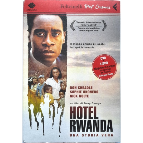 Dvd Hotel Rwanda - ed. Real Cinema con Libro con Don Cheadle 2004 Usato