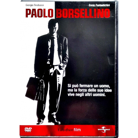 Dvd Paolo Borsellino di Gianluca Maria Tavarelli 2004 Usato