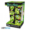 BBicchiere in vetro Rick & Morty Portals Large Glass XXL 400ml ABYstyle
