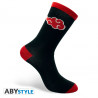 Calzini Naruto Shippuden Akatsuki Black & Red Socks calze taglia unica ABYstyle