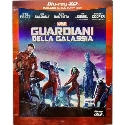 Blu-ray Guardiani della Galassia - edizione Slipcase (3D + 2D) 2014 Usato