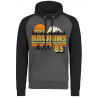 Felpa con cappuccio Stranger Things Hawkins '85 Vintage Baseball Hoodie Hybris
