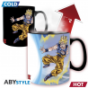 Gift Set Box Dragon Ball Z Mug heat change + 3D Keychain + XL Glass ABYstyle