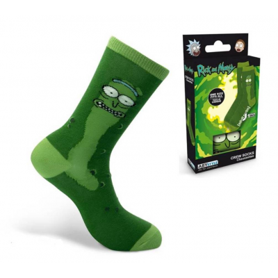 Calzini Rick and Morty Pickle Rick green Socks calze taglia unica ABYstyle