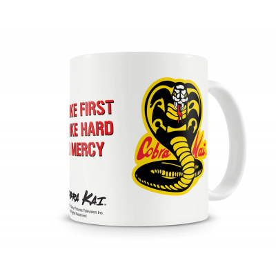 Tazza in ceramica Karate Kid Cobra Kai No Mercy Coffee Mug 10 cm Hybris
