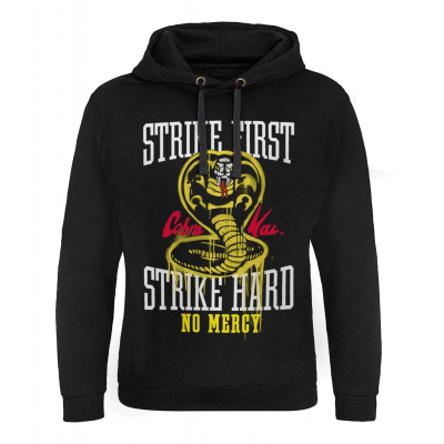Felpa con cappuccio Karate Kid Cobra Kai No Mercy Epic Hoodie Uomo Hybris