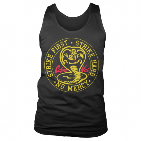 Canottiera Karate Kid Cobra Kai Round Patch Tank Top Uomo ufficiale Hybris