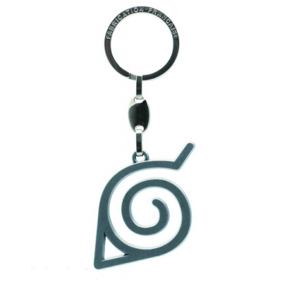 Portachiavi Naruto Shippuden Konoha logo 3D metal Keychain 5cm ABYstyle