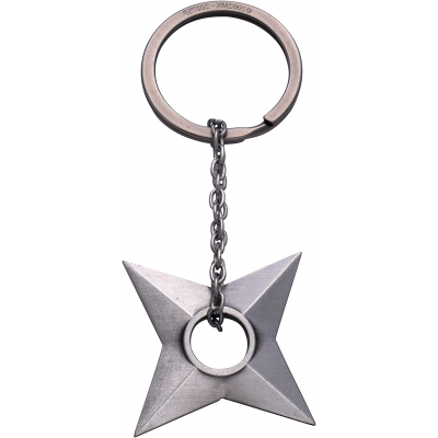 Portachiavi Naruto Shippuden Ninja Shuriken Konoha 3D metal Keychain ABYstyle