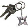 Portachiavi Naruto Shippuden Ninja Shuriken Konoha 3D metal Keychain ABYstyle