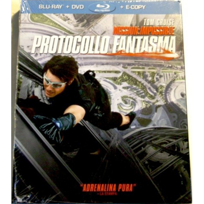 Blu-ray Mission Impossible Protocollo fantasma con Tom Cruise Nuovo