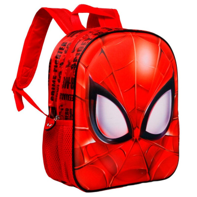 Zaino Marvel Spider-Man face 3D child backpack 31cm Karactermania