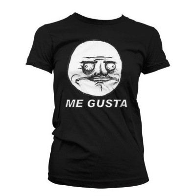 T-shirt Me Gusta Internet memes emoticon maglia Donna by Hybris
