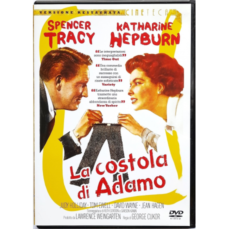 Dvd La costola di Adamo -versione restaurata Cineteca di George Cukor 1949 Usato