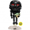 Star Wars Mandalorian Dark Trooper with Grogu Pop! Funko figure special glow 488