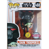 Star Wars Mandalorian Dark Trooper with Grogu Pop! Funko figure special glow 488