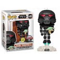 Star Wars Mandalorian Dark Trooper with Grogu Pop! Funko figure special glow 488