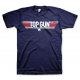 T-shirt Top Gun Distressed Logo maglia Uomo Blu Navy ufficiale by Hybris