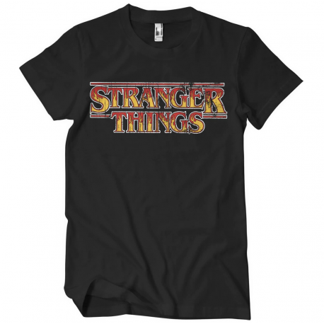 T-shirt Stranger Things Fire Logo maglia Uomo ufficiale Hybris