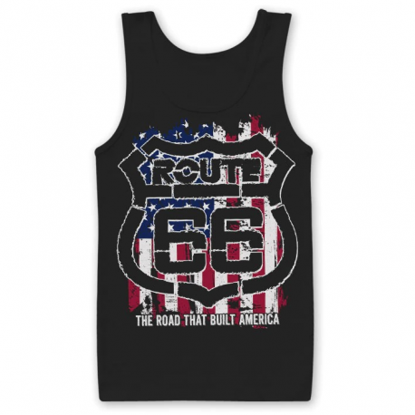 Canottiera Route 66 America Tank Top Uomo Hybris