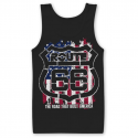 Canottiera Route 66 America Tank Top Uomo Hybris