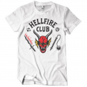 T-shirt Stranger Things Hellfire Club Logo maglietta white Uomo ufficiale Hybris