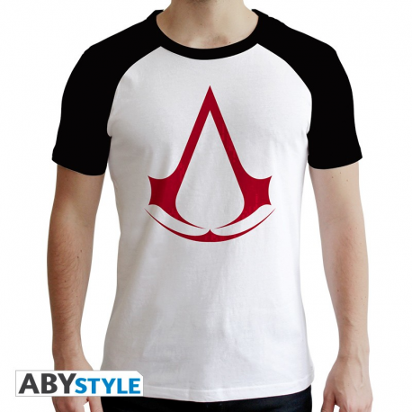 T-shirt Assassin's Creed crest logo maglia premium Uomo ufficiale ABYstyle