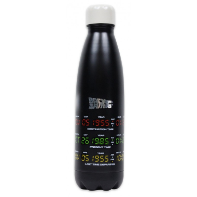 Bottiglia Back to The Future borraccia Metal Thermos bottle 500ml Half Moon Bay