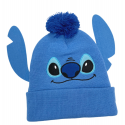 Berretta Disney Lilo & Stitch Beanie with Ears 3D Kids Pom Beanie Winter Hat