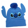 Berretta Lilo & Stitch Beanie with Ears 3D Kids Pom Beanie Winter Hat