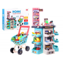 Set gioco Home Supermarket supermercato + carrello trolley 47pcs play set toy