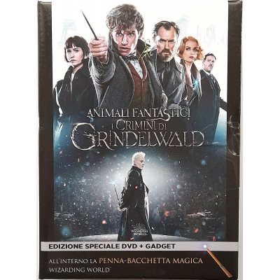 Dvd Animali Fantastici - I Crimini di Grindelwald - con penna bacchetta Nuovo