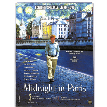 Dvd Midnight in Paris - Edizione Speciale digipack + booklet di Woody Allen